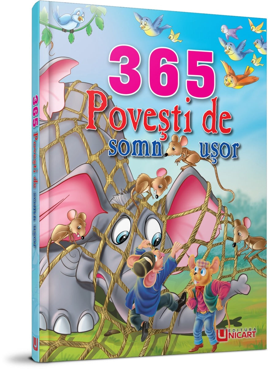 Unicart carte 365 Povesti de somn usor 6 ani+