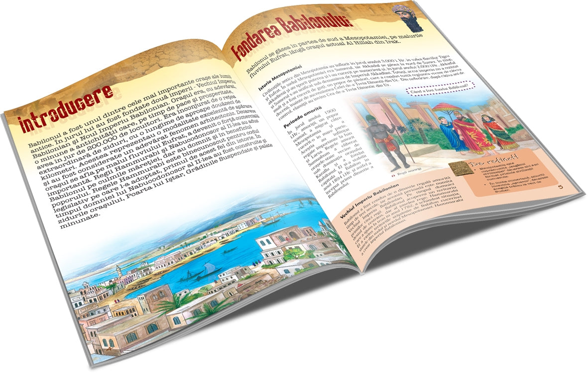Unicart carte colectia Istorie 6 ani+ Enciclopedie Babilon