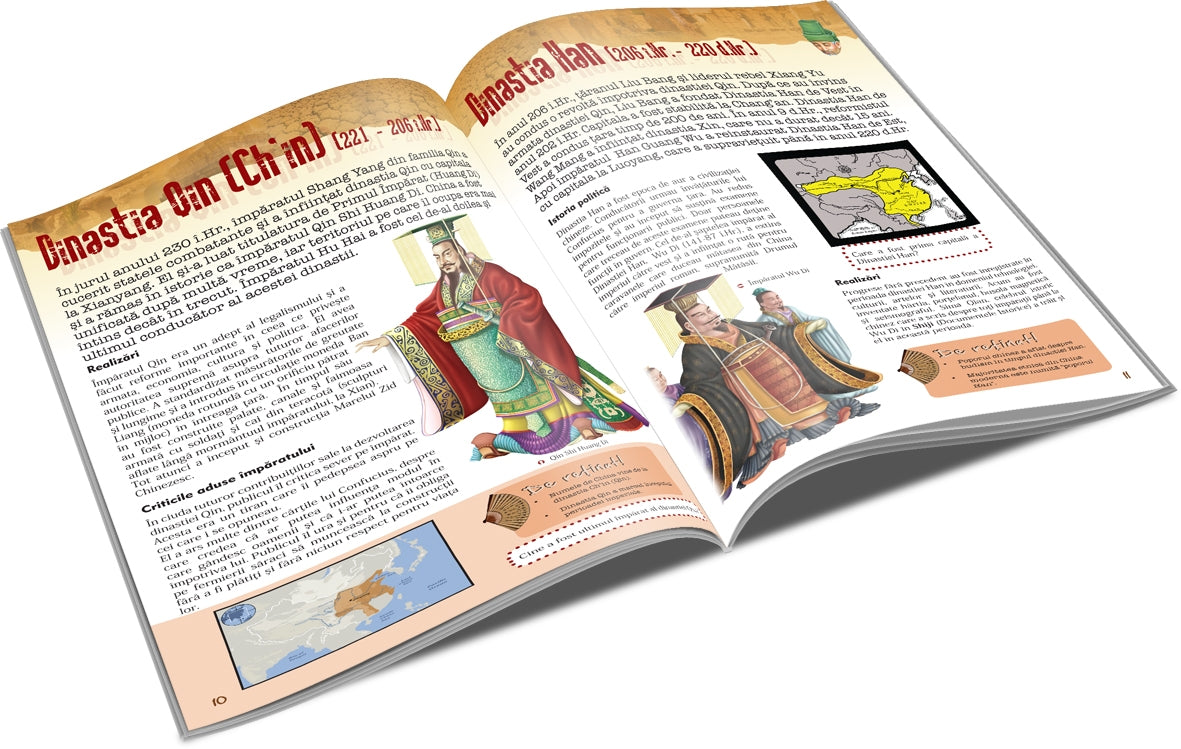 Unicart carte colectia Istorie 6 ani+ Enciclopedie Dinastiile Chinei