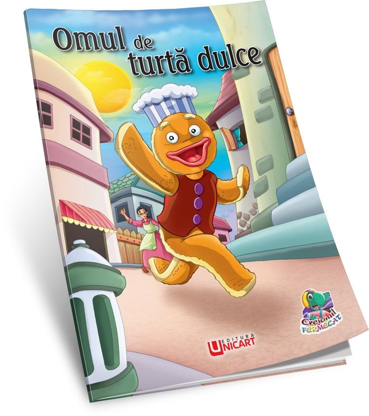 Unicart Carte de colorat  Creionul fermecat 3 ani+, Omul de turta dulce