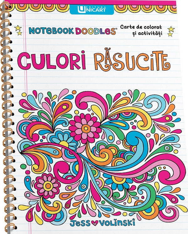 Unicart Carte de colorat si activitati 3 ani+ Culori rasucite Imagine principală a produsului
