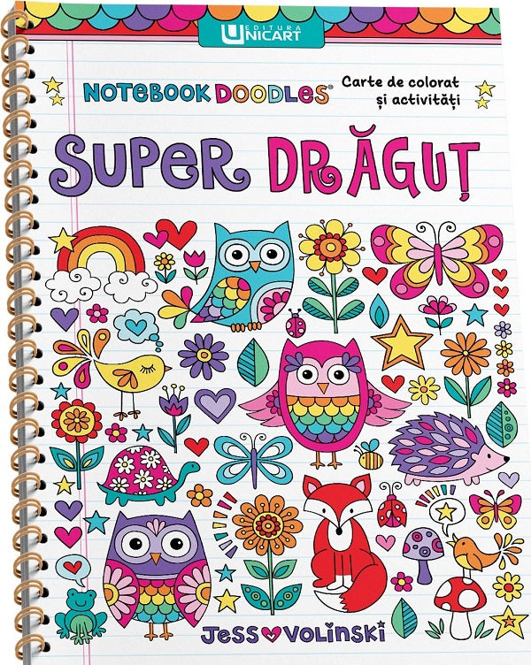 Unicart Carte de colorat si activitati 3 ani+ Super dragut Imagine principală a produsului