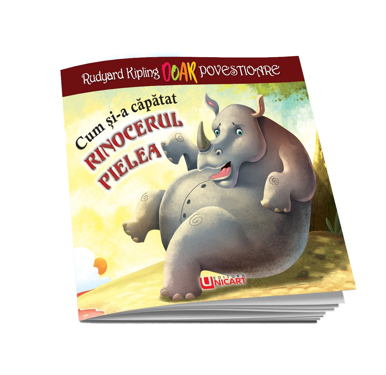 Unicart carte Doar povestioare 6 ani+ Cum si-a capatat rhinocerul pielea