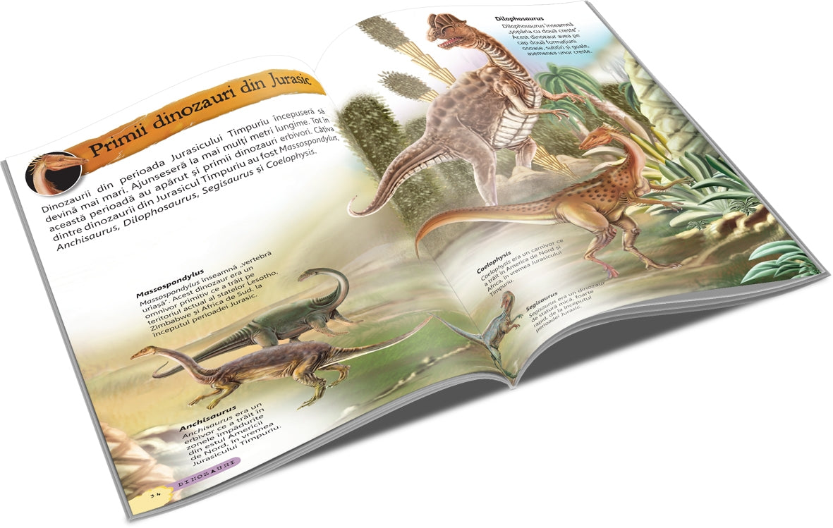 Unicart carte Enciclopedia Dinozaurilor 6 ani+ 