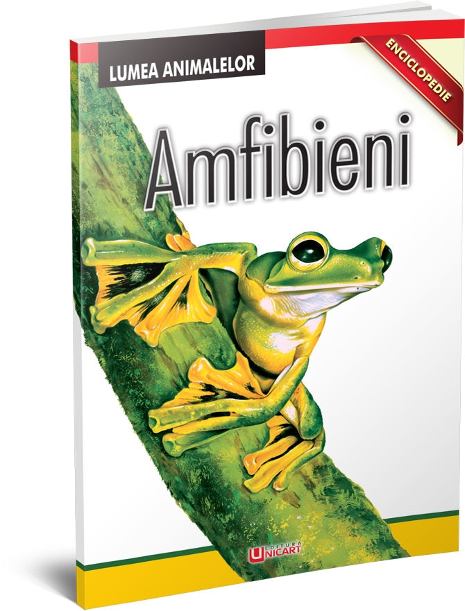 Unicart carte Enciclopedie Lumea Animalelor 6 ani+ Amfibieni