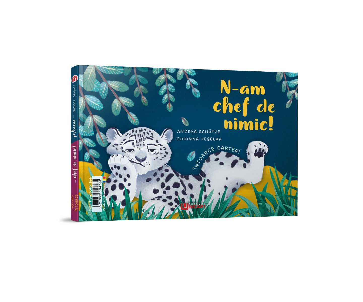 Unicart carte Intoarce cartea 6 ani+ Am multa energie! - N-am chef de nimic!