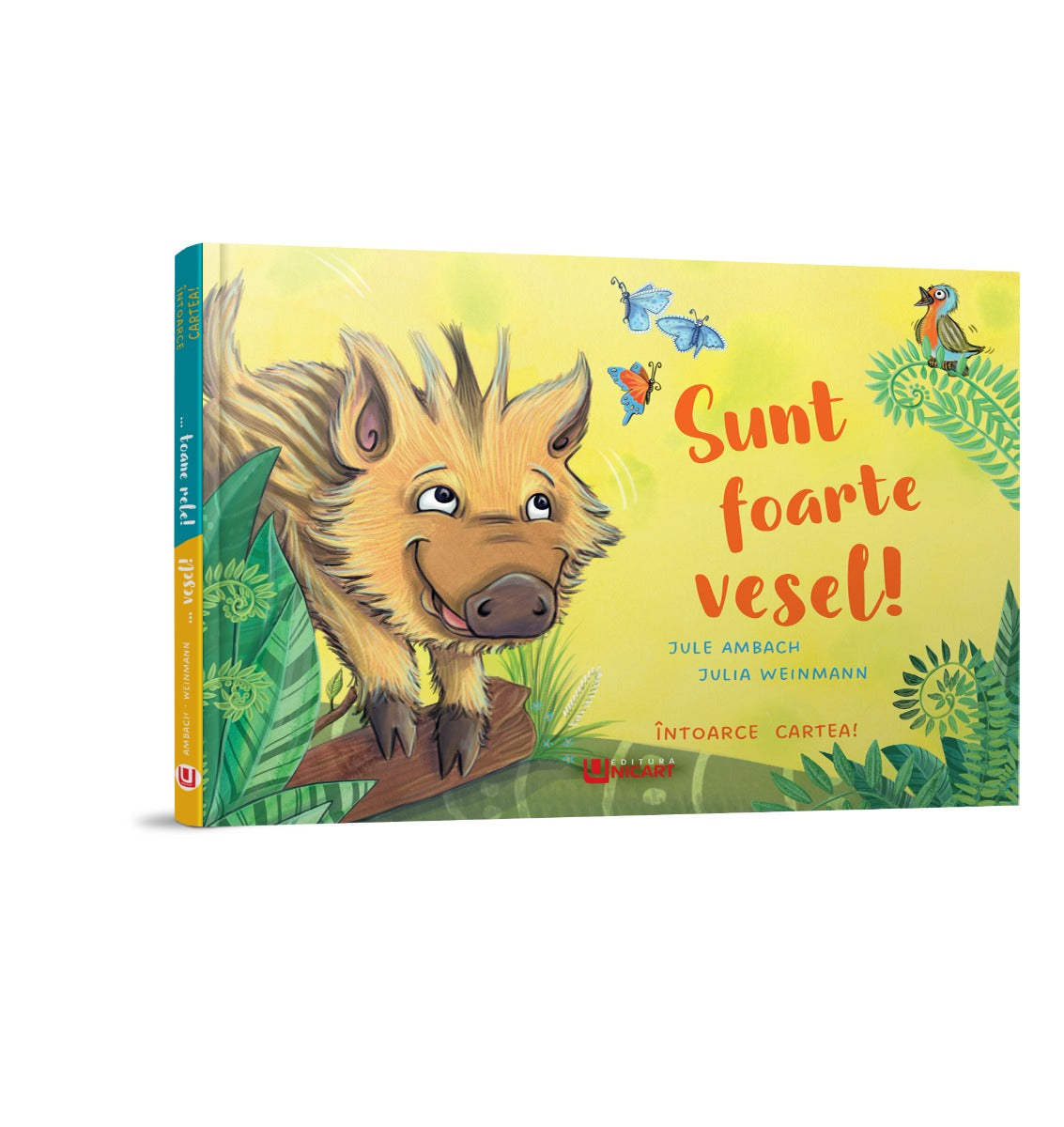 Unicart carte Intoarce cartea 6 ani+ Sunt foarte vesel! - Sunt in toane rele!
