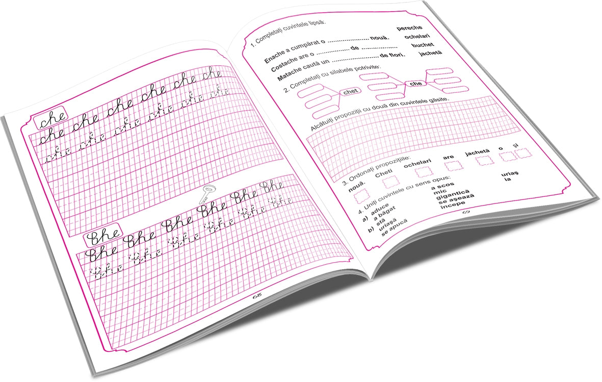 Unicart caiet de scriere pentru limba romana 6 ani+ 02