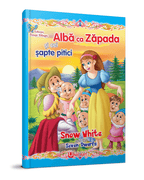 Unicart carte Colectia Povesti Bilingve 3 ani+, Alba ca zapada 01