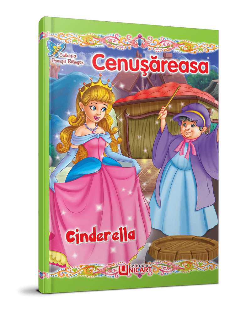 Unicart carte Colectia Povesti Bilingve 3 ani+, Cenusareasa 01 Imagine principală a produsului