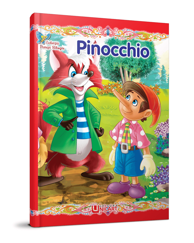 Unicart carte Colectia Povesti Bilingve 3 ani+, Pinocchio 01