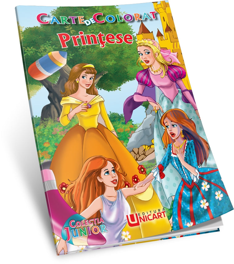 Unicart Carte de colorat  3 ani+, Printese B5 01