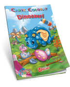 Unicart Carte de colorat  colectia Junior 3 ani+, Dinozauri B5 01