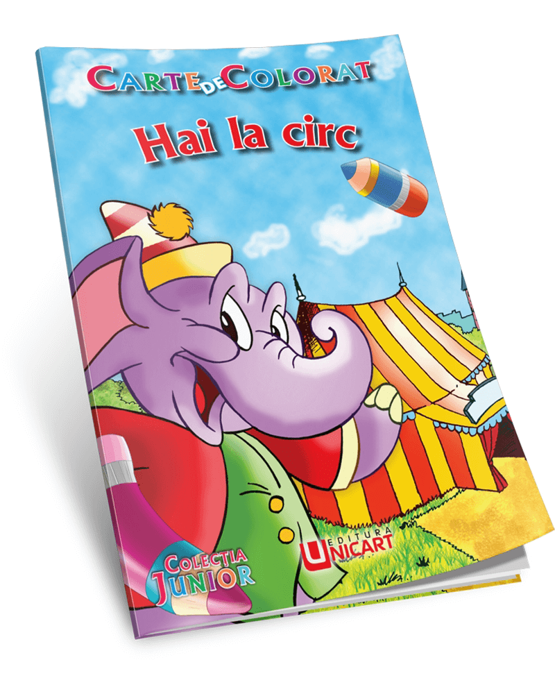Unicart Carte de colorat colectia Junior 3 ani+, Hai la circ 01