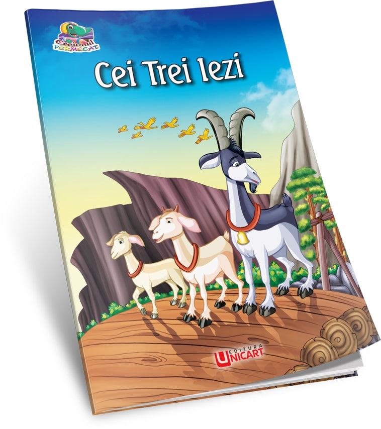 Unicart Carte de colorat  Creionul fermecat 3ani+, Cei Trei Iezi 01