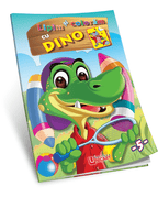 Unicart carte Lipim si coloram 3 ani+, Dino -5- 01