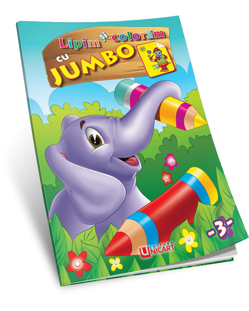 Unicart carte Lipim si coloram 3 ani+, Jumbo -3- 01