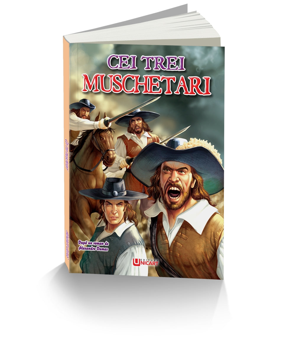 unicart carte povesti clasici ilustrati 3 ani cei trei muschetari