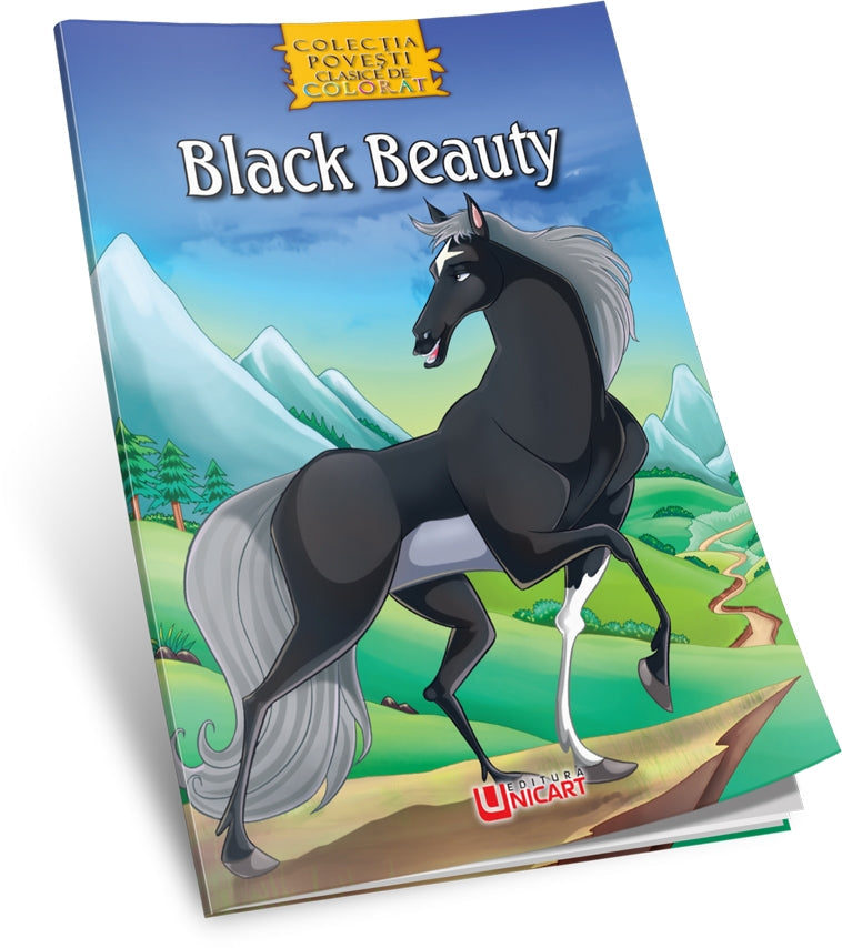 Unicart carte Povesti classice de colorat 3 ani+  Black Beauty