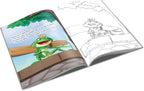 unicart carte povesti classice de colorat 3 ani printul broscoi