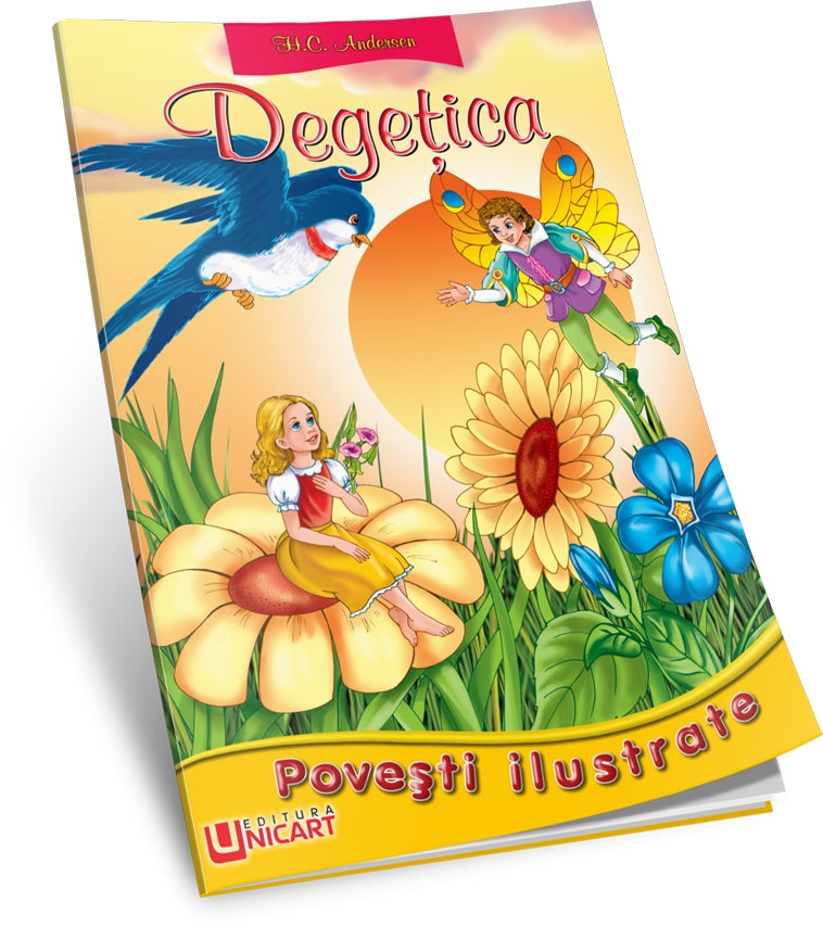 Unicart Carte Povesti ilustrate 3 ani+, Degetica 01