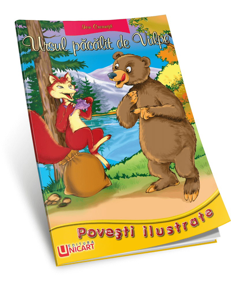 Unicart carte Povesti ilustrate format A3 pentru 3 ani+, Ursul 