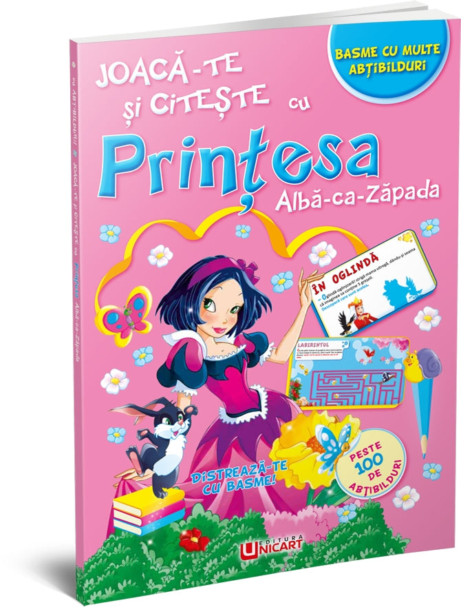 Unicart Joca-te si citeste cu Printesa Alba ca Zapada 4-6 ani 01