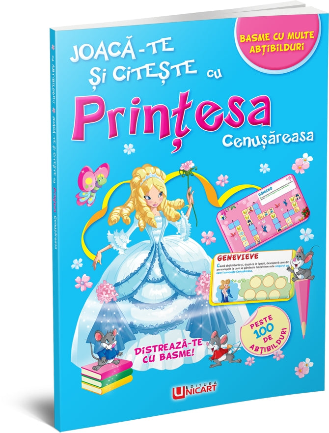 Unicart Joca-te si citeste cu Printesa Cenusareasa  4-6 ani 01 Imagine principală a produsului
