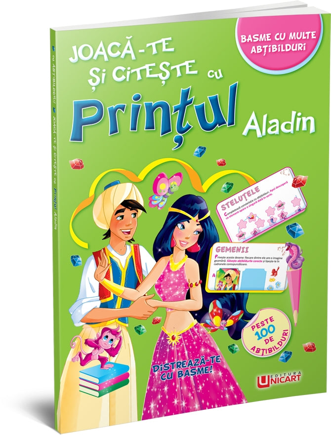 Unicart Joca-te si citeste cu Printul Aladin 4-6 ani 01 Imagine principală a produsului
