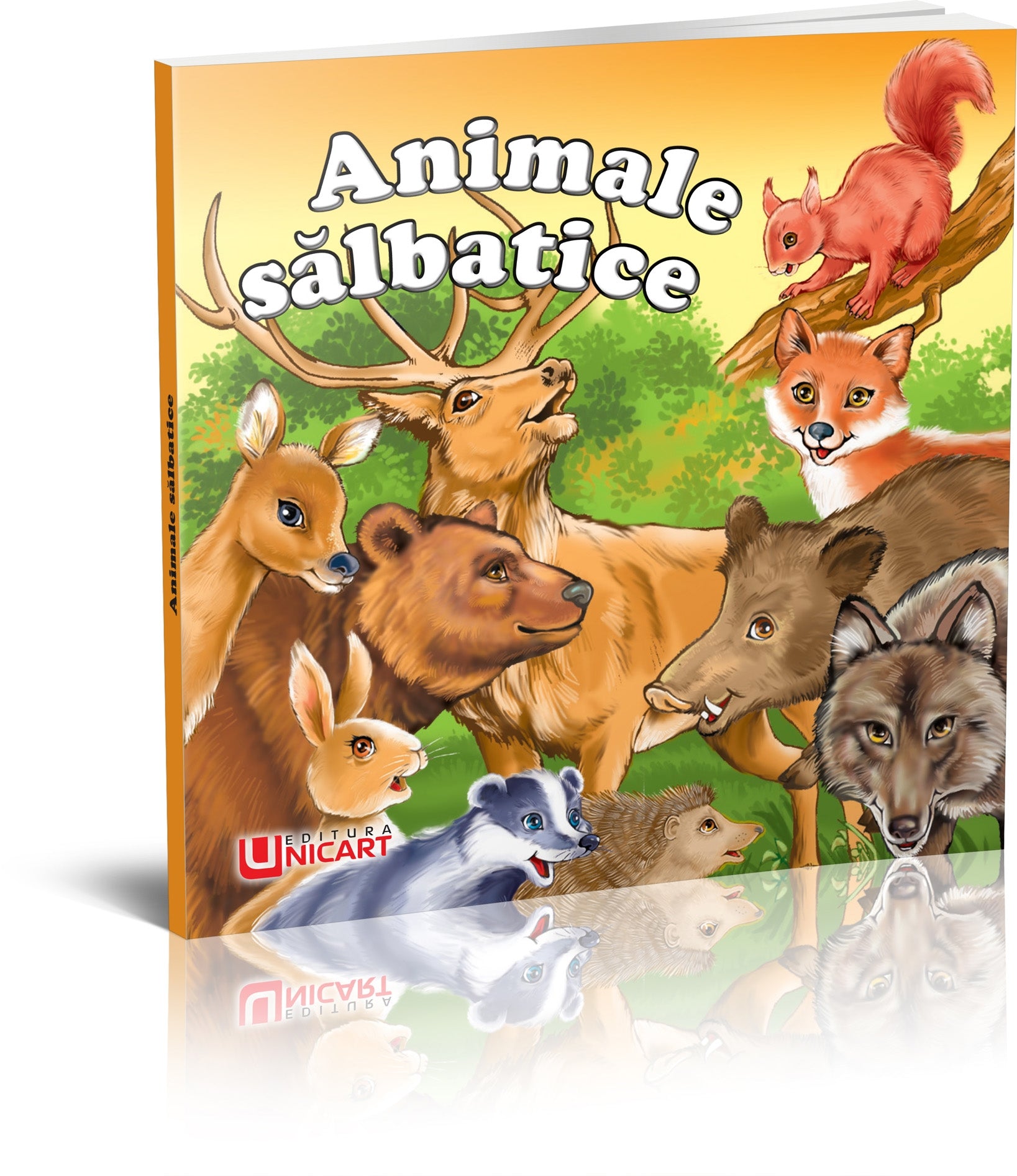 Unicart Pliante cartonate 3ani+ Animale salbatice 01 Imagine principală a produsului