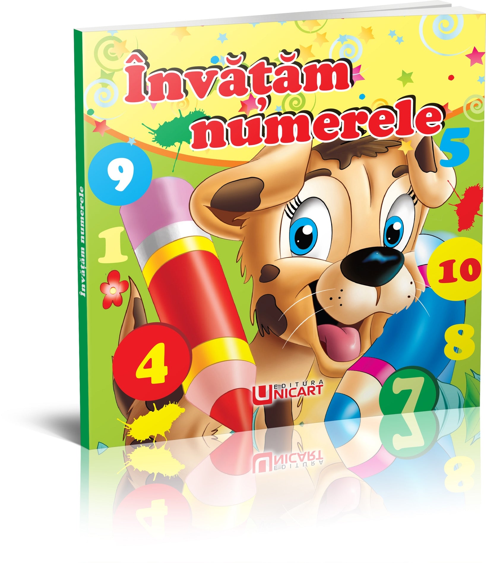 Unicart Pliante cartonate 3ani+ Invatam numerele 01 Imagine principală a produsului