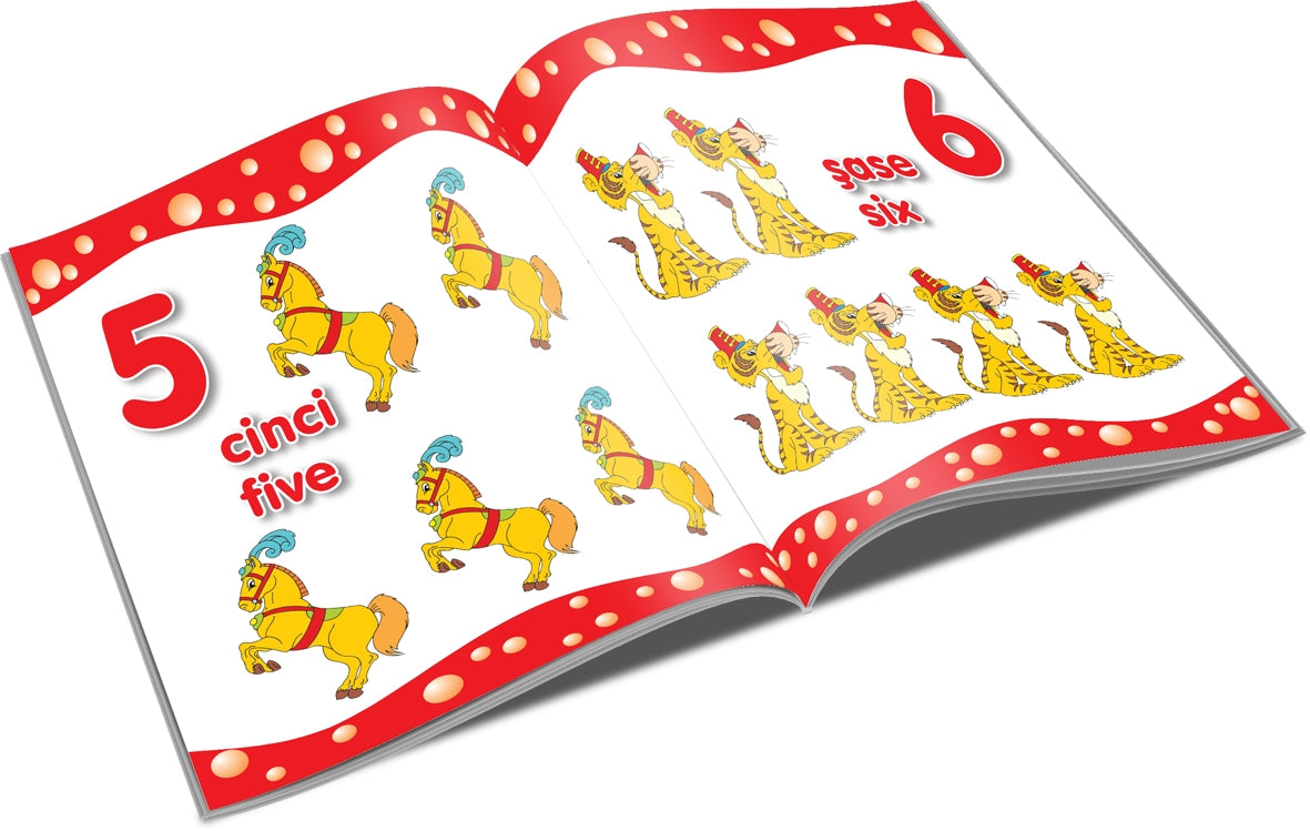 Unicart Pliante cartonate 3ani+ Invatam numerele 02