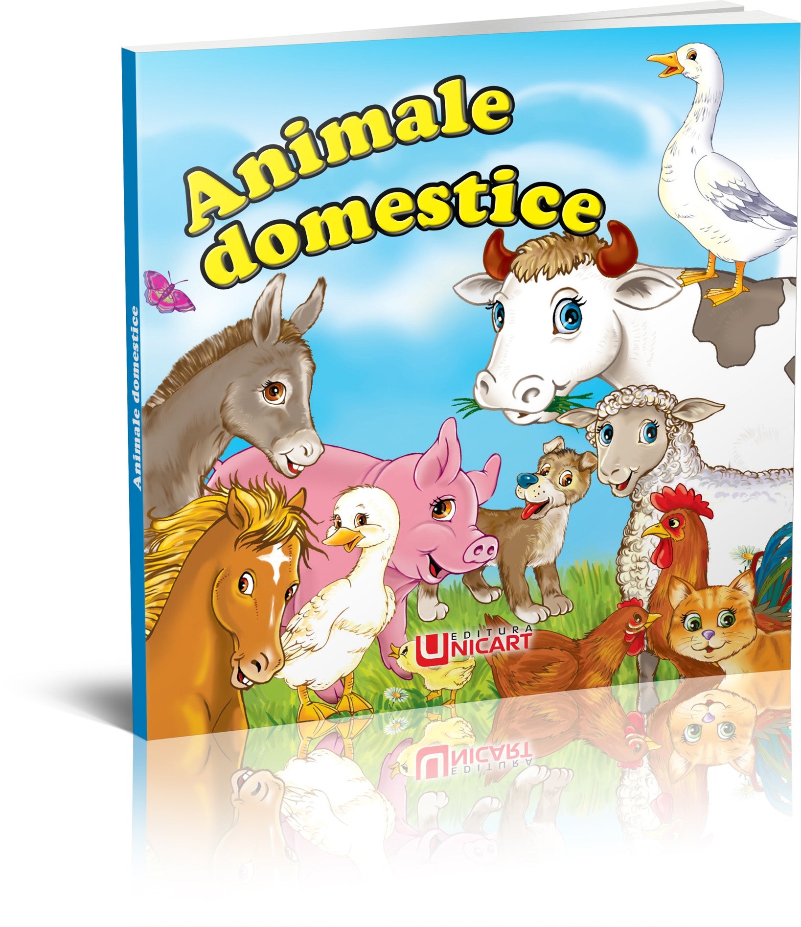 Unicart Pliante pentru invatat  3ani+ Animale domestice 01 Imagine principală a produsului