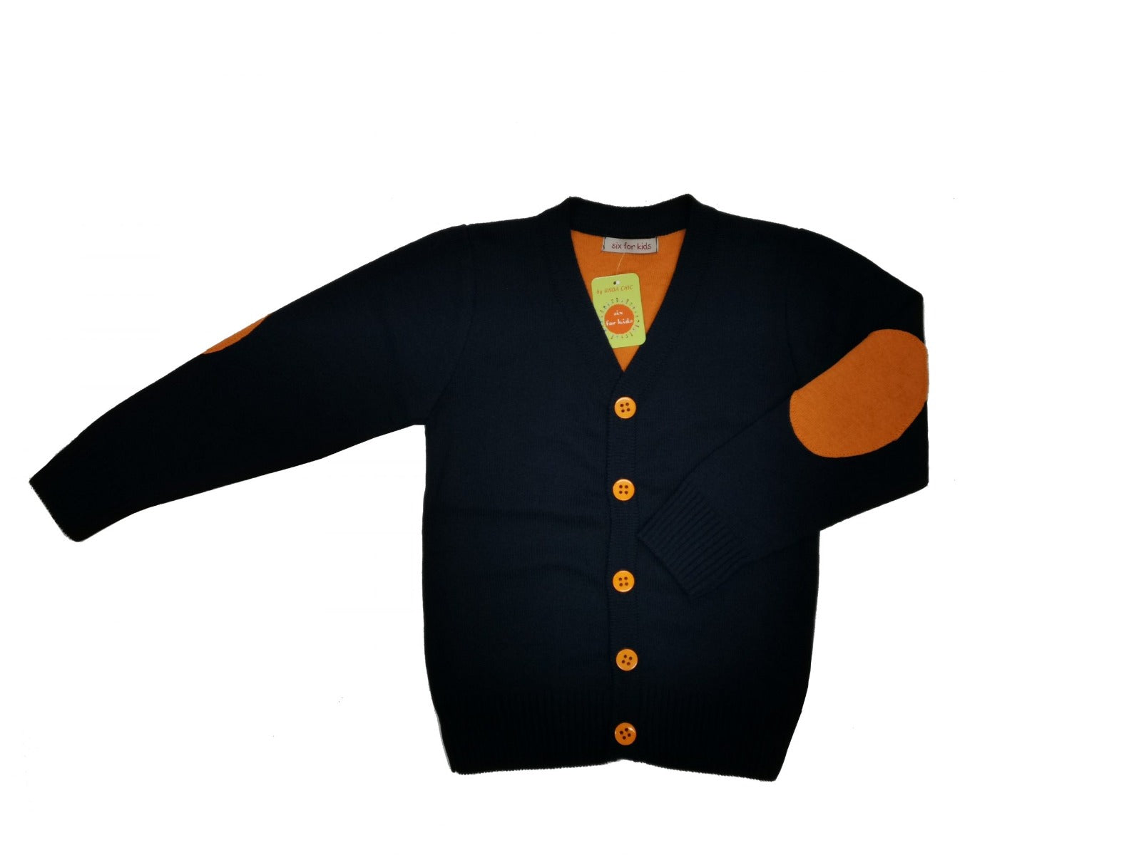 Uniforma cardigan Dorel 5-12 ani, Blue-Orange