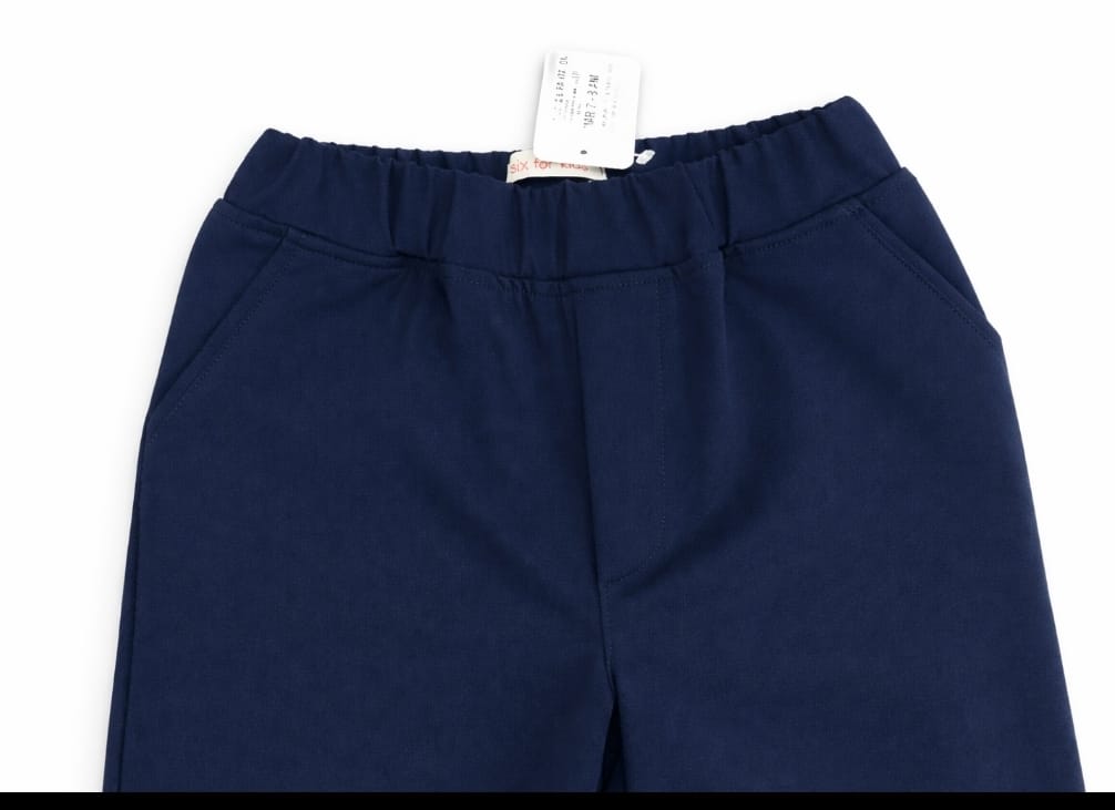 Uniforma pantaloni baieti Alin 5-12 ani Bleumarin
