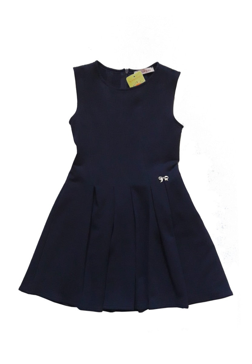 Uniforma sarafan fete Samira 5-12 ani Blue