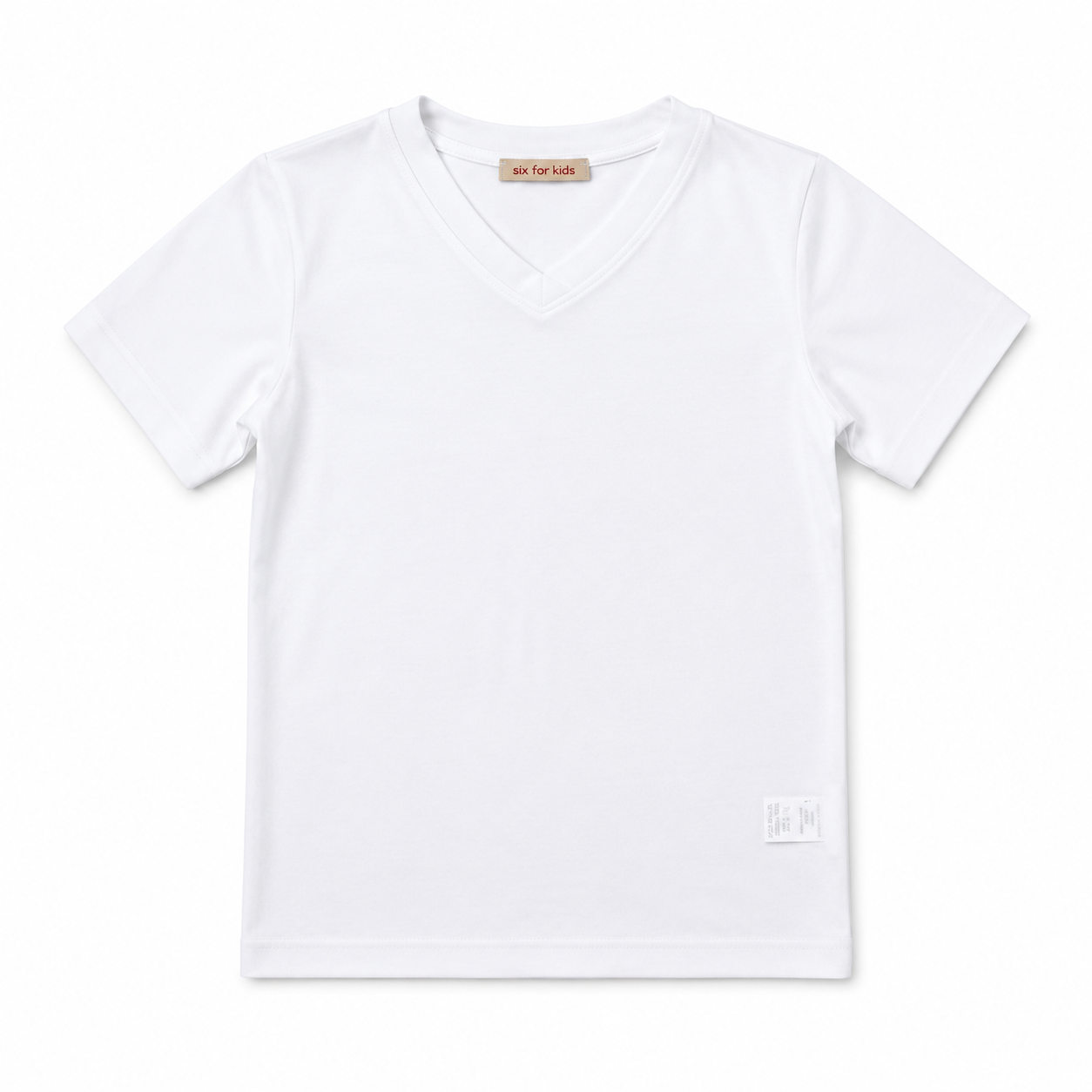 Uniforma tricou baieti Cristi cu maneca scurta 5-12 ani Alb
