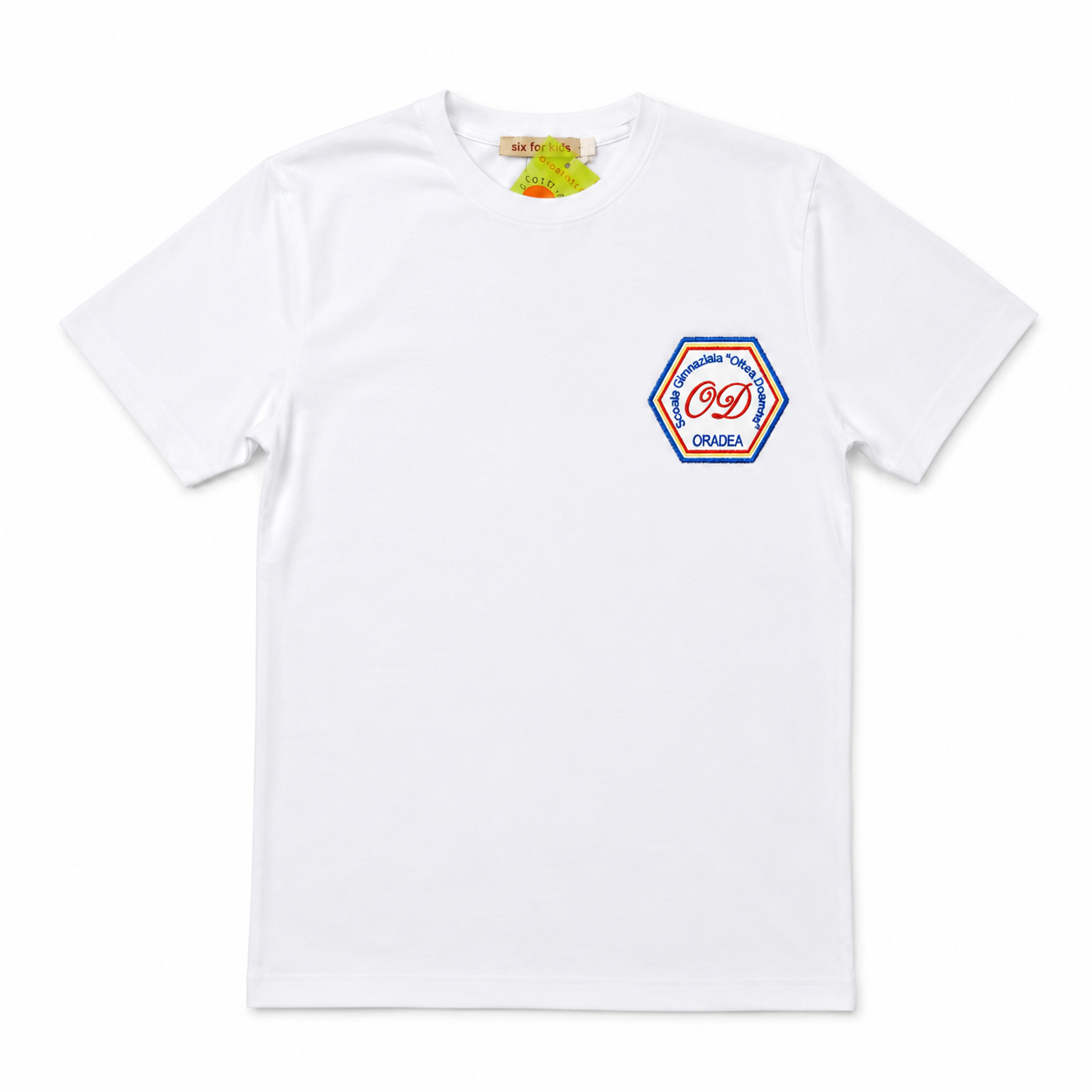 Uniforma tricou baieti Stelian maneca scurta 13-16 ani Alb Oltea Doamna Imagine principală a produsului