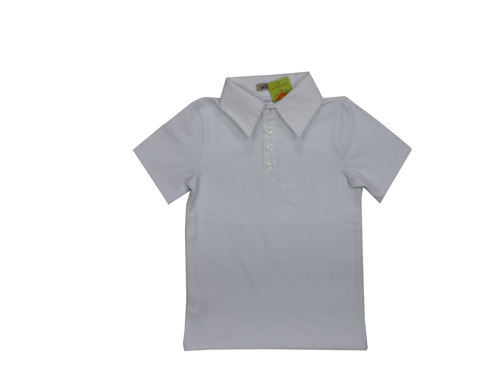 Uniforma camas baieti Roma cu maneca scurta 5-12 ani T2 Alb Imagine principală a produsului