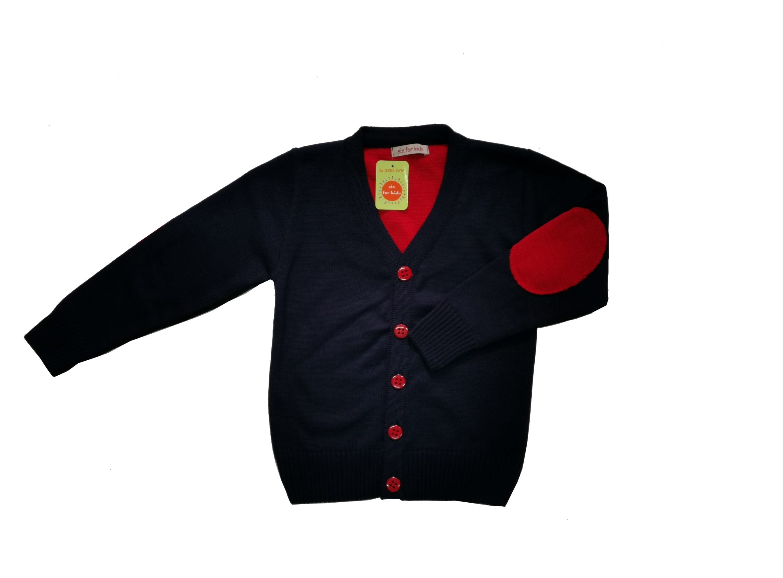 Uniforma cardigan Dorel  Blue-Rosu