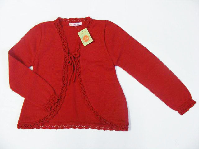Uniforma cardigan fete Alexandra  Rosu Imagine principală a produsului