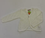 Uniforma cardigan fete Serena 5-12 ani, Cream