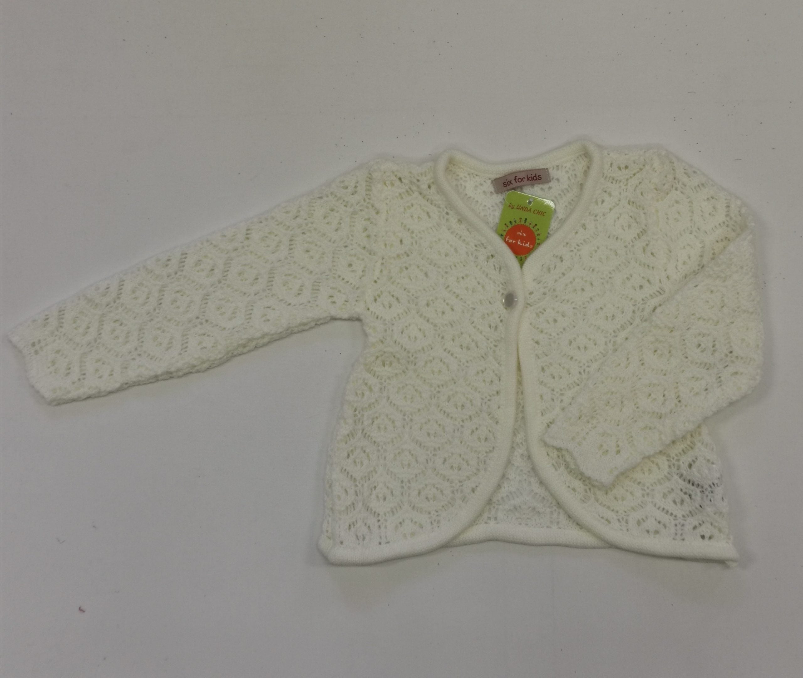 Uniforma cardigan fete Serena 5-12 ani, Cream