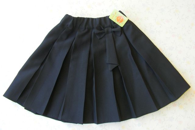 Uniforma fusta fete model Adelle 5-12 ani Black