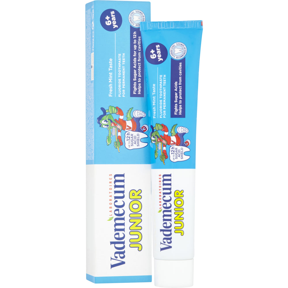 Vademecum pasta de dinti Junior 6 ani+ de 75 ml Mint