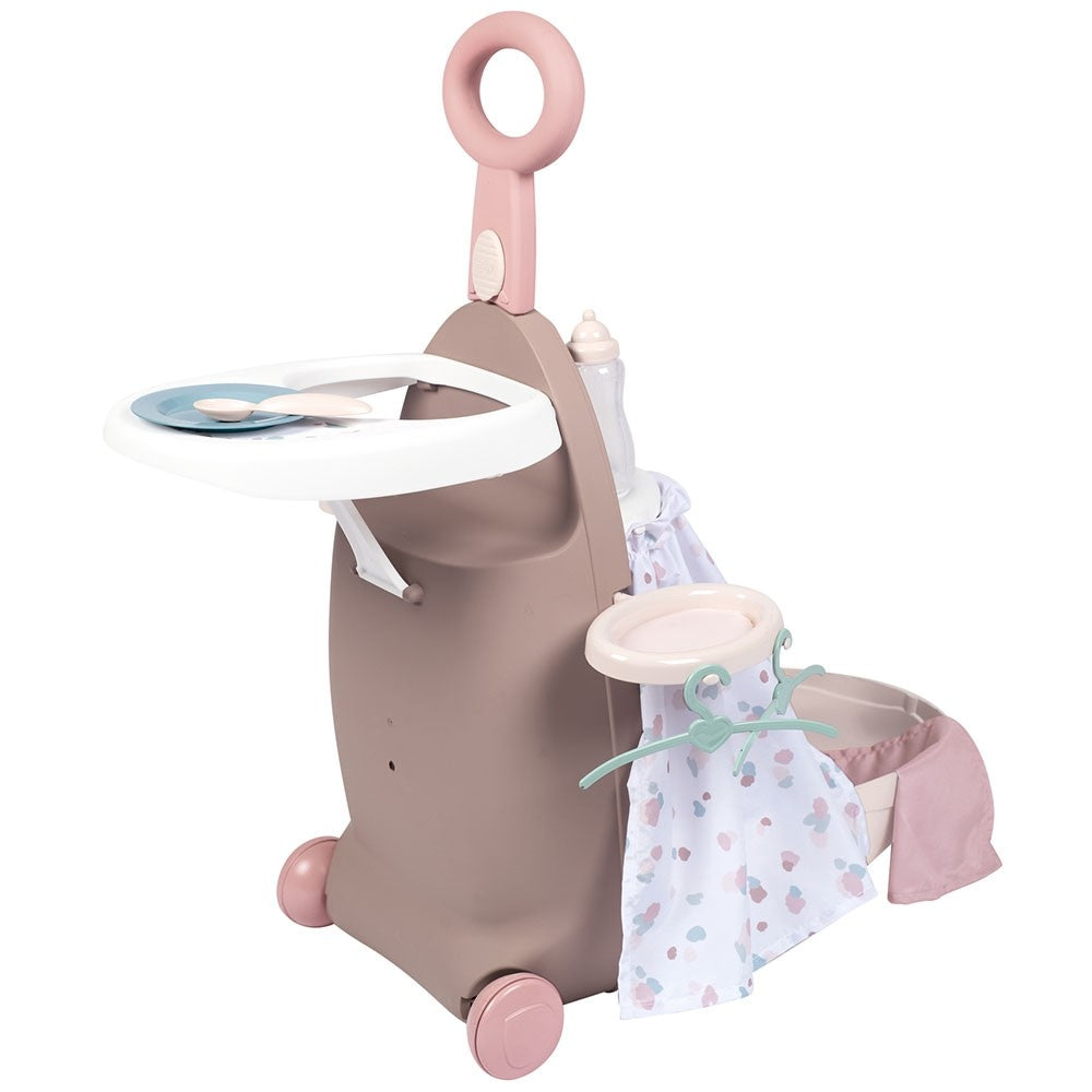Smoby valiza multifunctionala 3in1 pentru papusi Baby Nurse 18m+ Maro Imagine principală a produsului