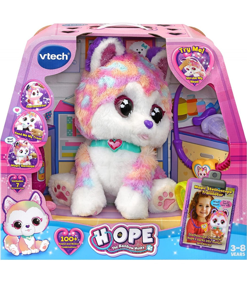 Vtech jucarie interactiva 3 ani+ Husky la veterinar