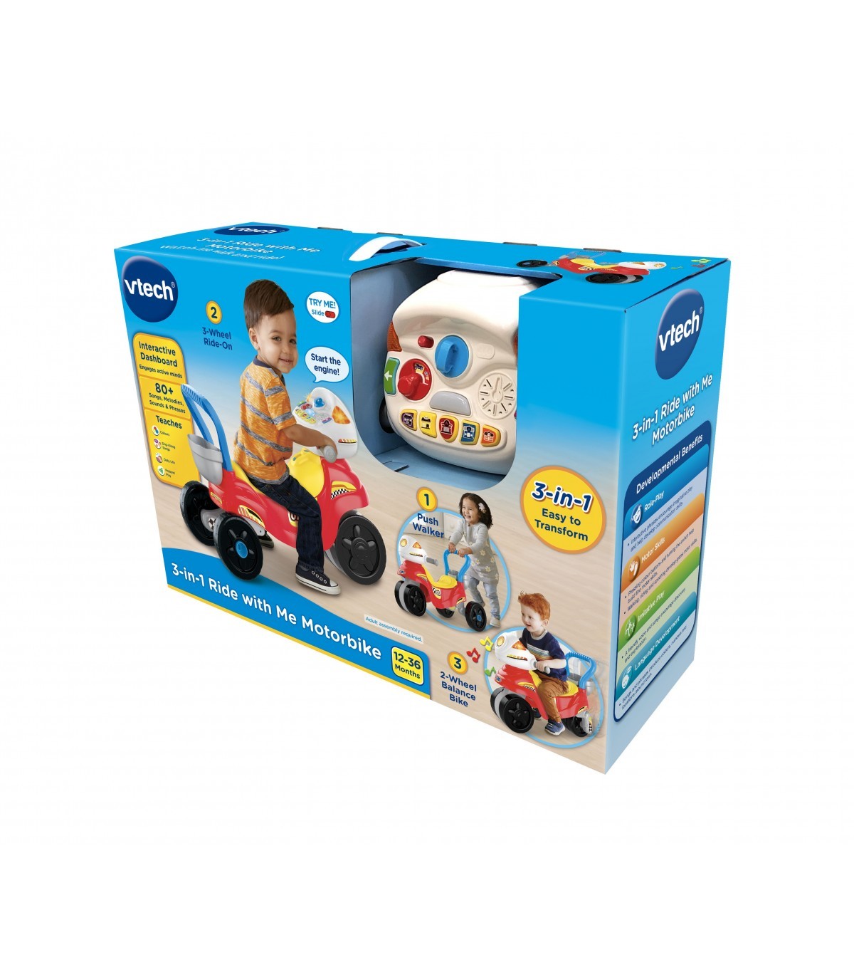 Vtech Rider Moto 3in1 pentru 12-36 luni VT529463 06