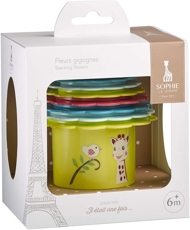 Vulli piramida de flori Girafa Sophie 6m+