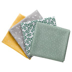 Vulli set 4 scutece din bumbac 70x70 cm 0m+ Colored